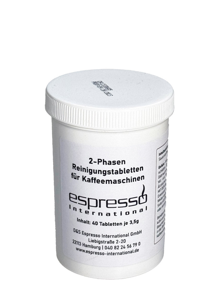 2-Phasen Reinigungtabletten für Kaffeemaschinen