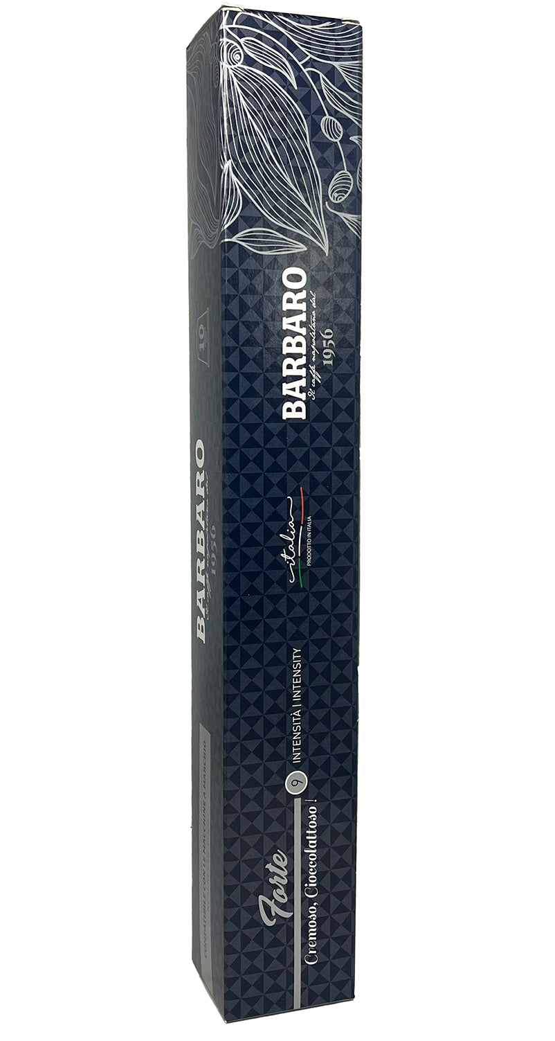 Barbaro Forte Nespresso®*-kompatible Aluminiumkapseln