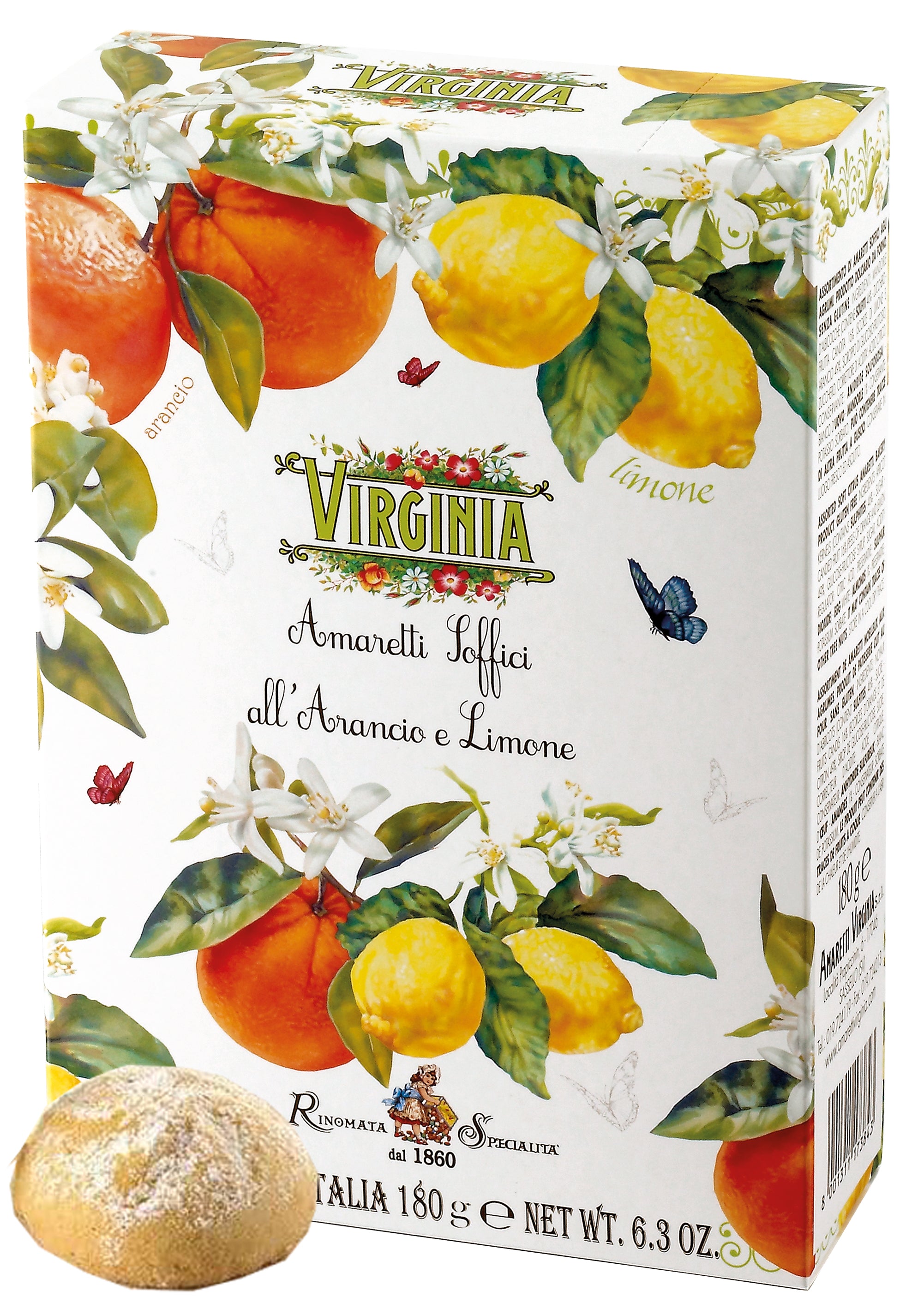Amaretti Virginia - Soft Amaretti mit Orange & Zitrone