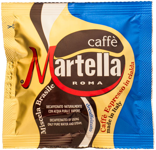 Martella Brasile Espresso Pads entkoffeiniert